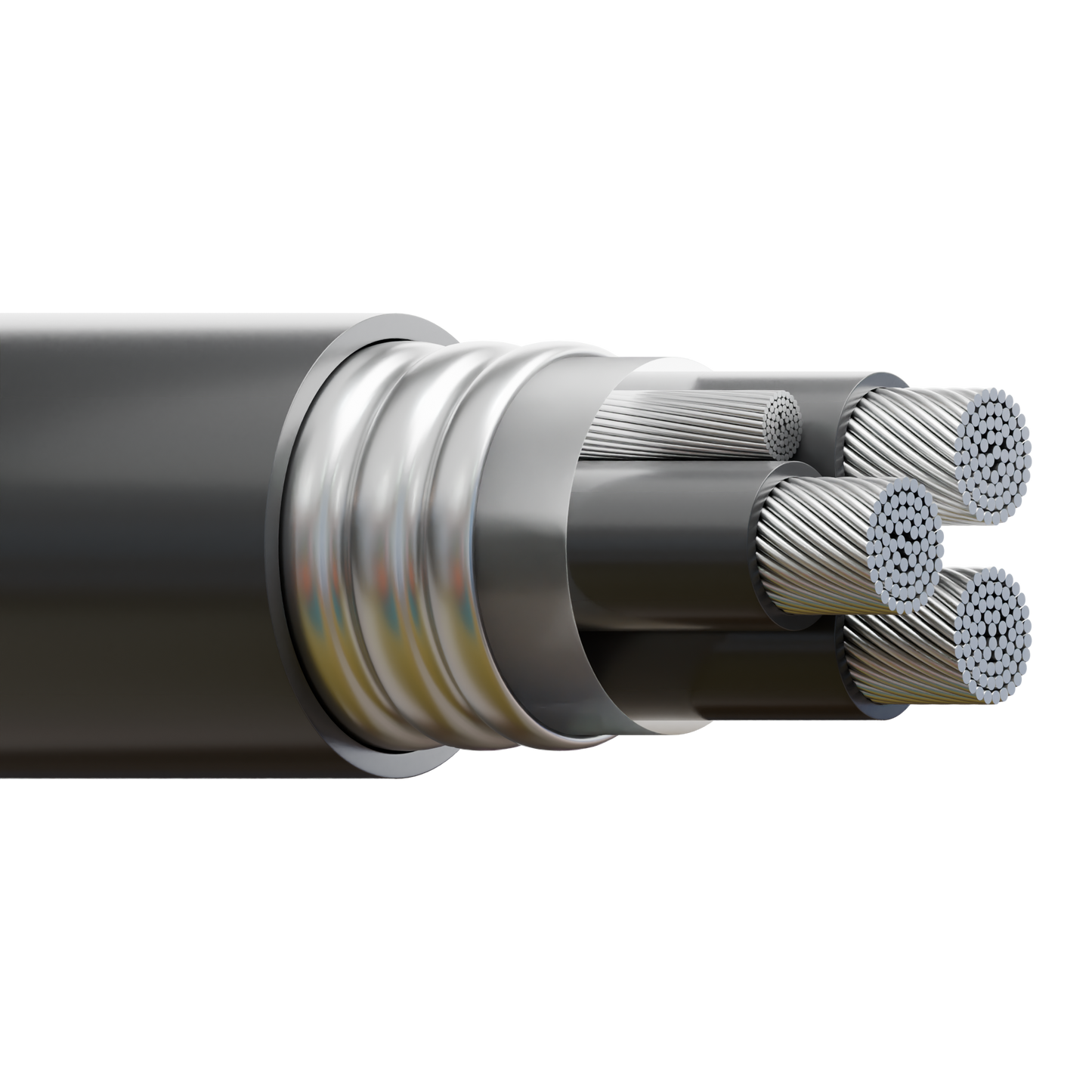 14-4C w/ Ground Type MC Cable, PVC Jacket, Interlocked Armor Control Cable