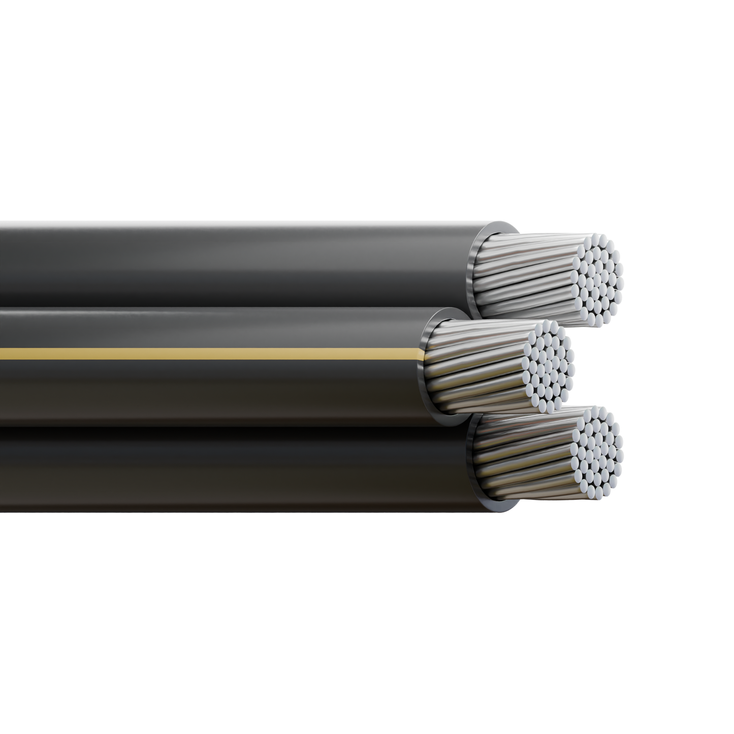 6-6-6 Erskine Aluminum Triplex URD Direct Burial Cable