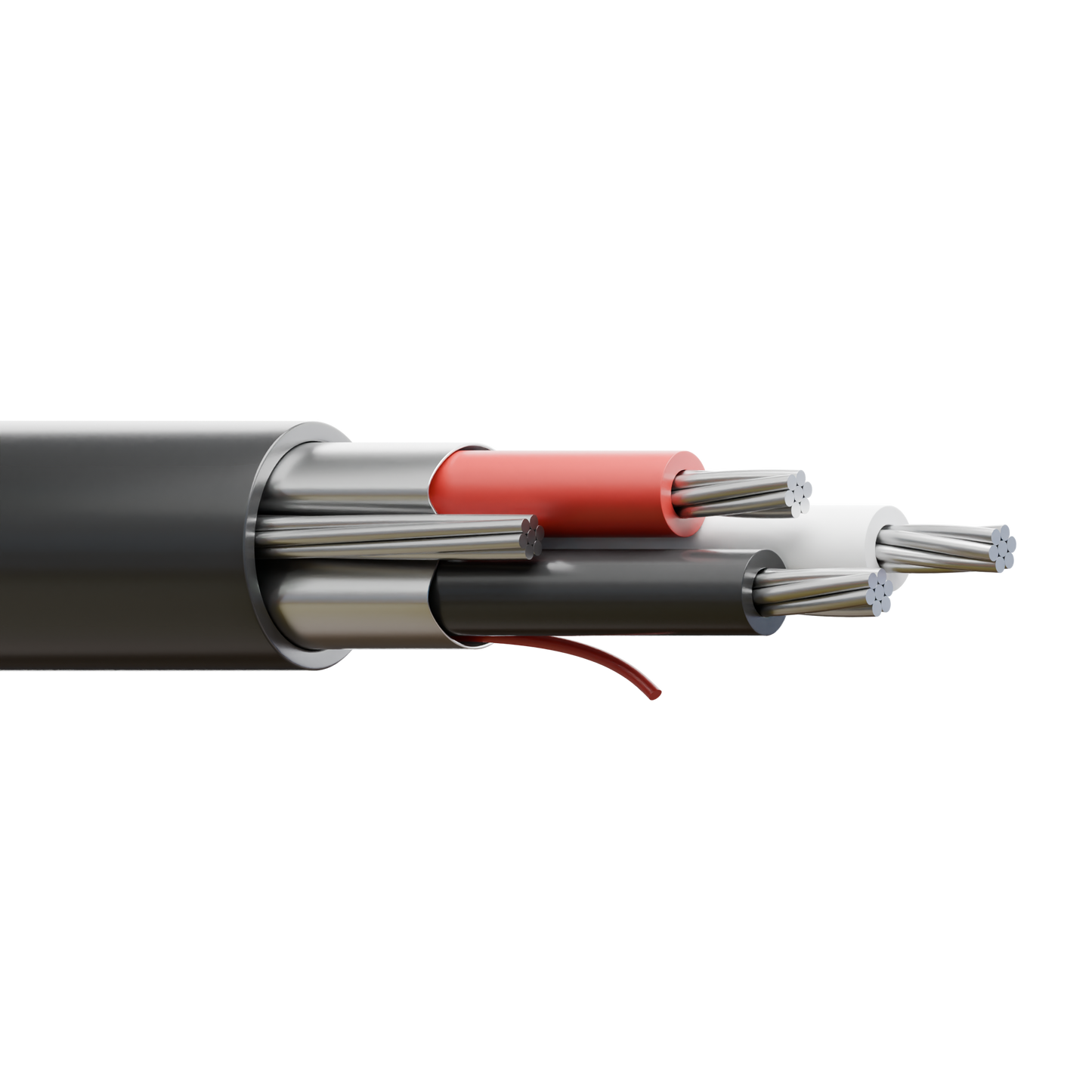 1/0-1/0-1/0 Neritina Aluminum Triplex Overhead Service Drop Cable